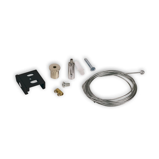 3-PH S1 | Railaccessoire | kabelophanging met schuifklem | 10-200cm | zwart