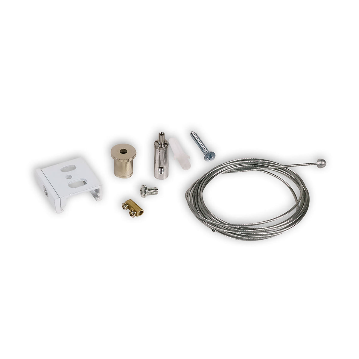 3-PH S1 | Railaccessoire | kabelophanging met schuifklem | 10-200cm | wit