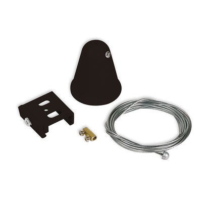 3-PH S1 | Railaccessoire | kabelophanging | 10-200cm | zwart