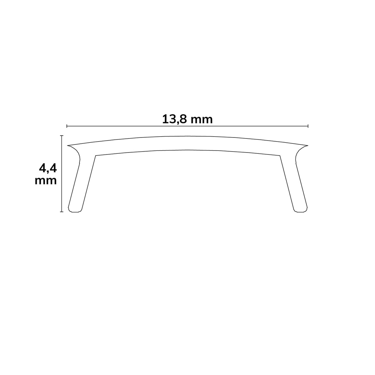 COVER32 | Profielaccessoire | afdekking zwart/mat | 600cm