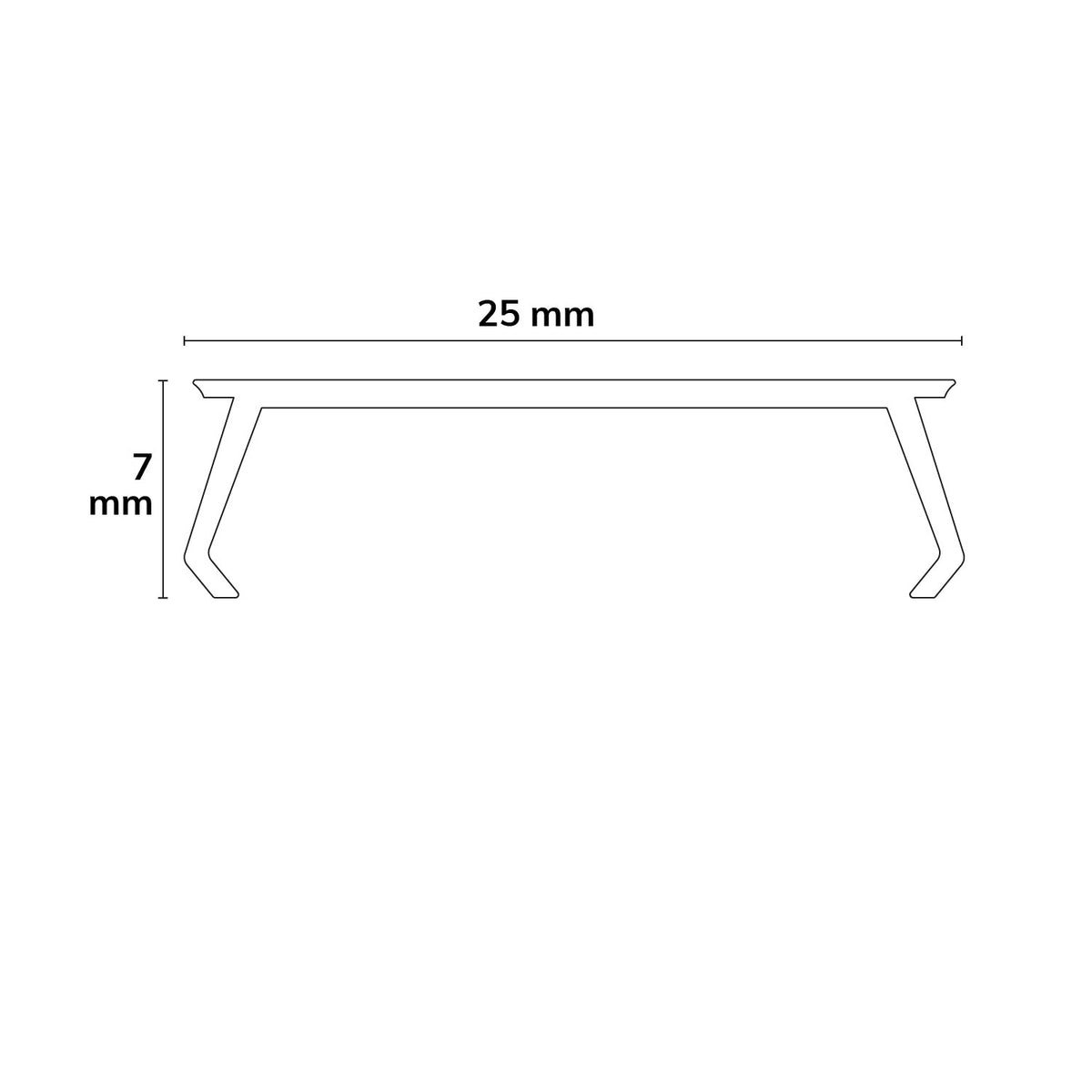 COVER30 | Profielaccessoire | afdekking opaal | voor T-profiel 20/Corner18 | 300cm