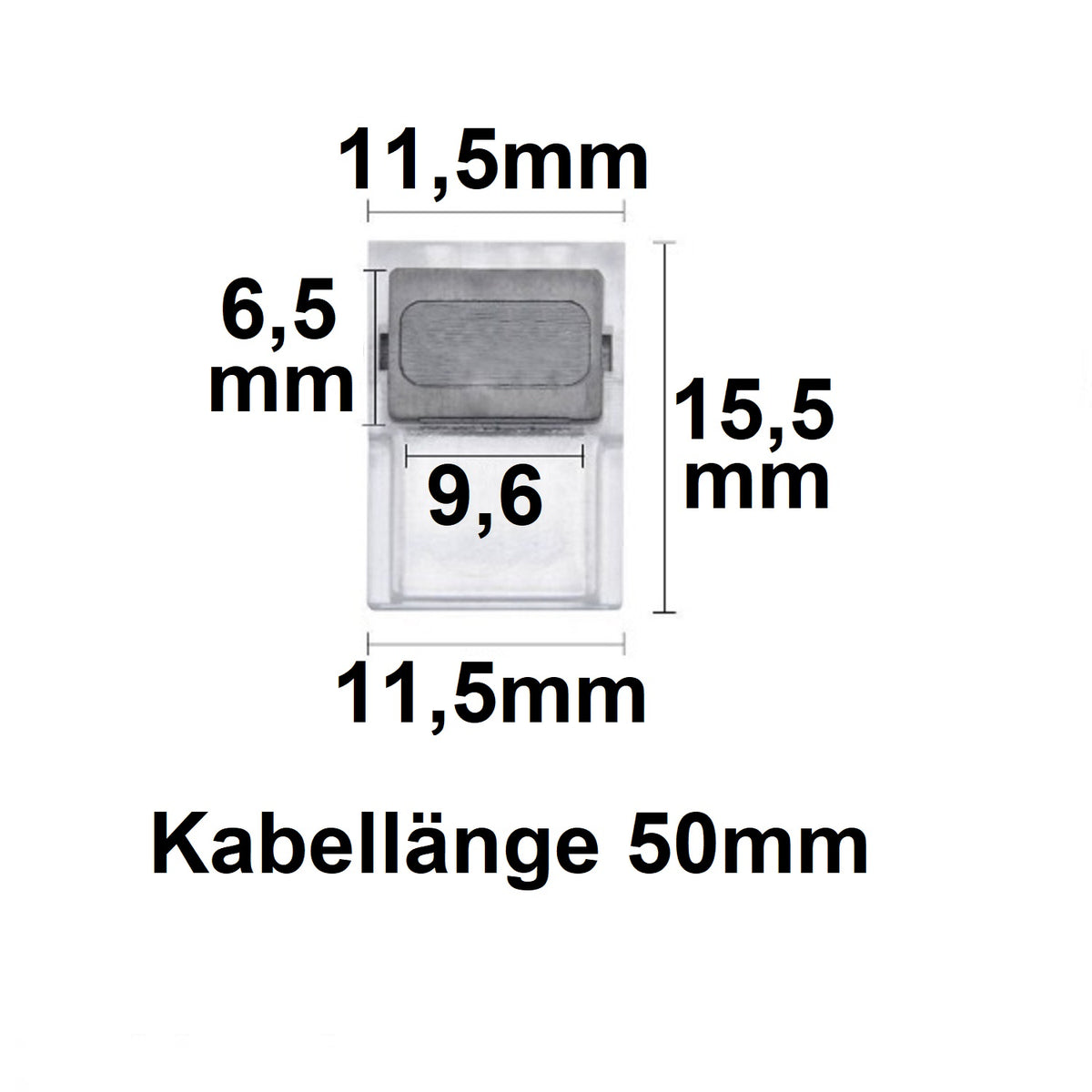 K1-210 | Connector | met kabel | 2-polig | IP20 | 10mm
