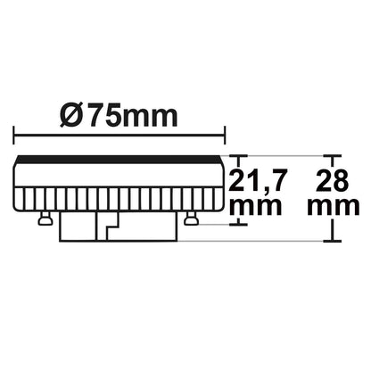 LED-lamp | GX53 | 30 SMD | 6W