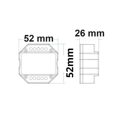 Sys-Pro | Dimmer | universeel | push/radio mesh | 230V | 360VA