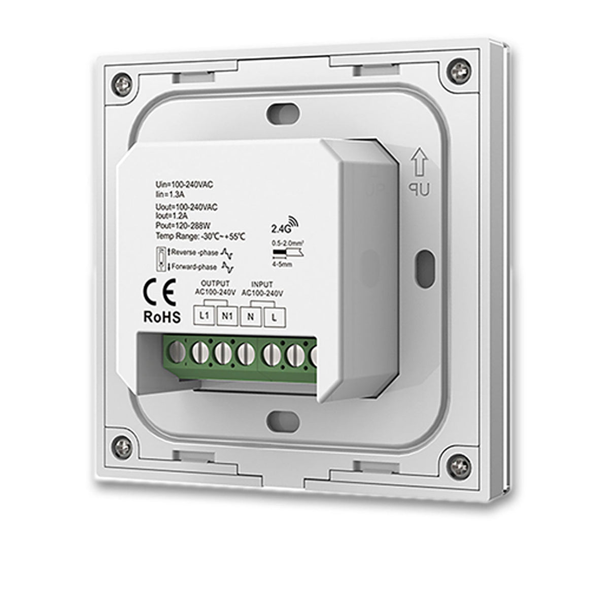 Sys-Pro | Dimmer | 1 zone | touch/radio | 230V | wit | 360VA