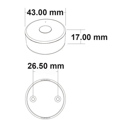 Sys-Pro | Afstandsbediening | single color | 1 zone | rond