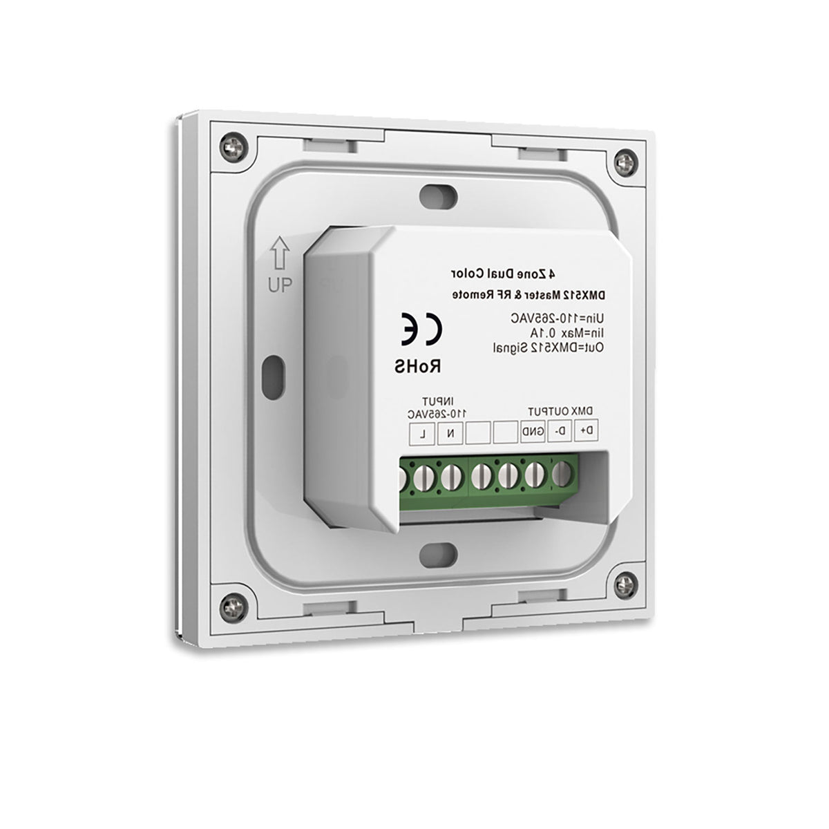 Sys-Pro | Afstandsbediening | dynamic white | 4 zones | inbouw touch | DMX | 230V