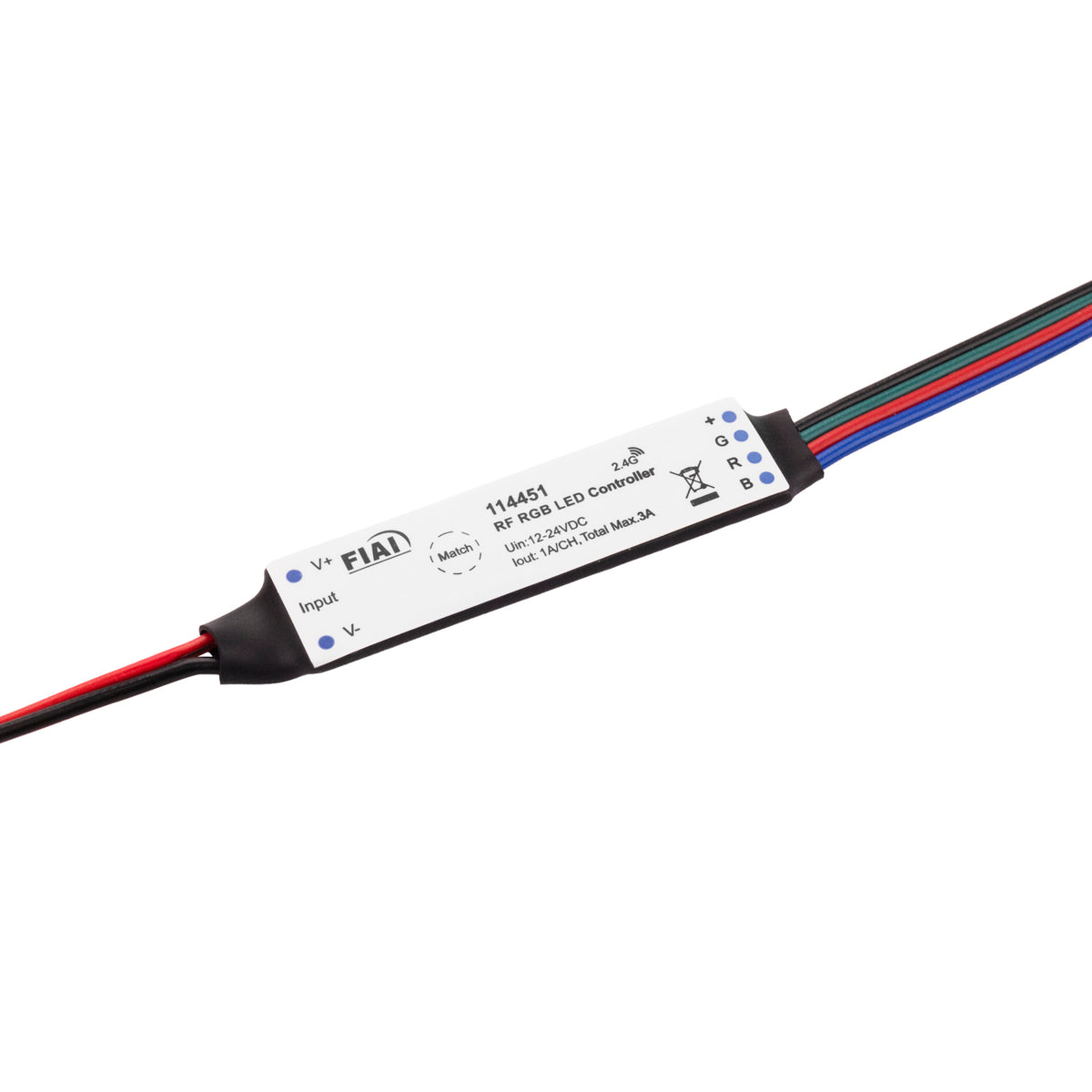 Sys-Pro | Dimmer | RGB radio mesh PWM mini | 3 kanalen | 12-24V | 3x1A