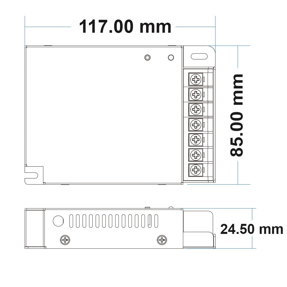 Sys-Pro | Dimmer | radio mesh PWM | 1-4 kanalen | 12-24V 4x8A | 36-48V 4x5A