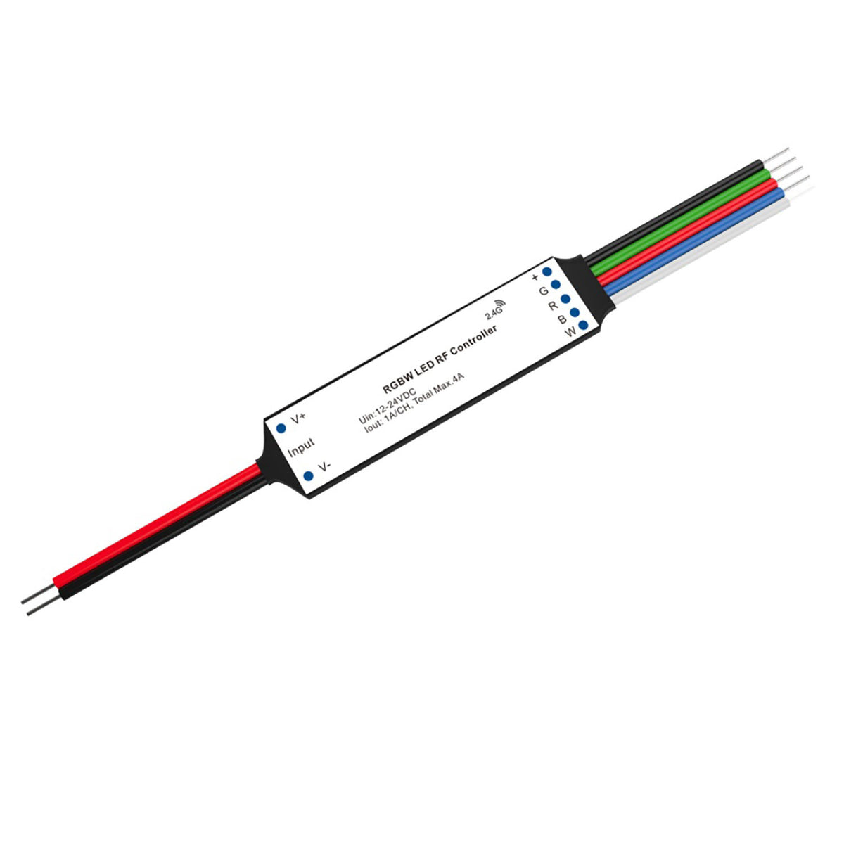 Sys-Pro | Dimmer | RGB+W radio mesh PWM mini | 4 kanalen | 12-24V | 4x1A