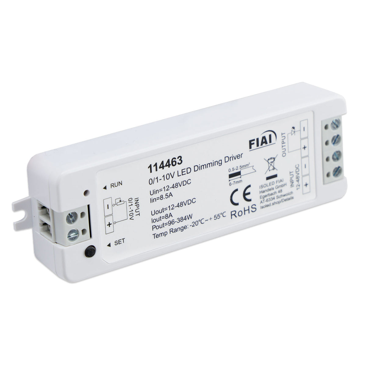 Sys-Pro | Controller | 0/1-10V naar PWM | 1 kanaal | 12-48V