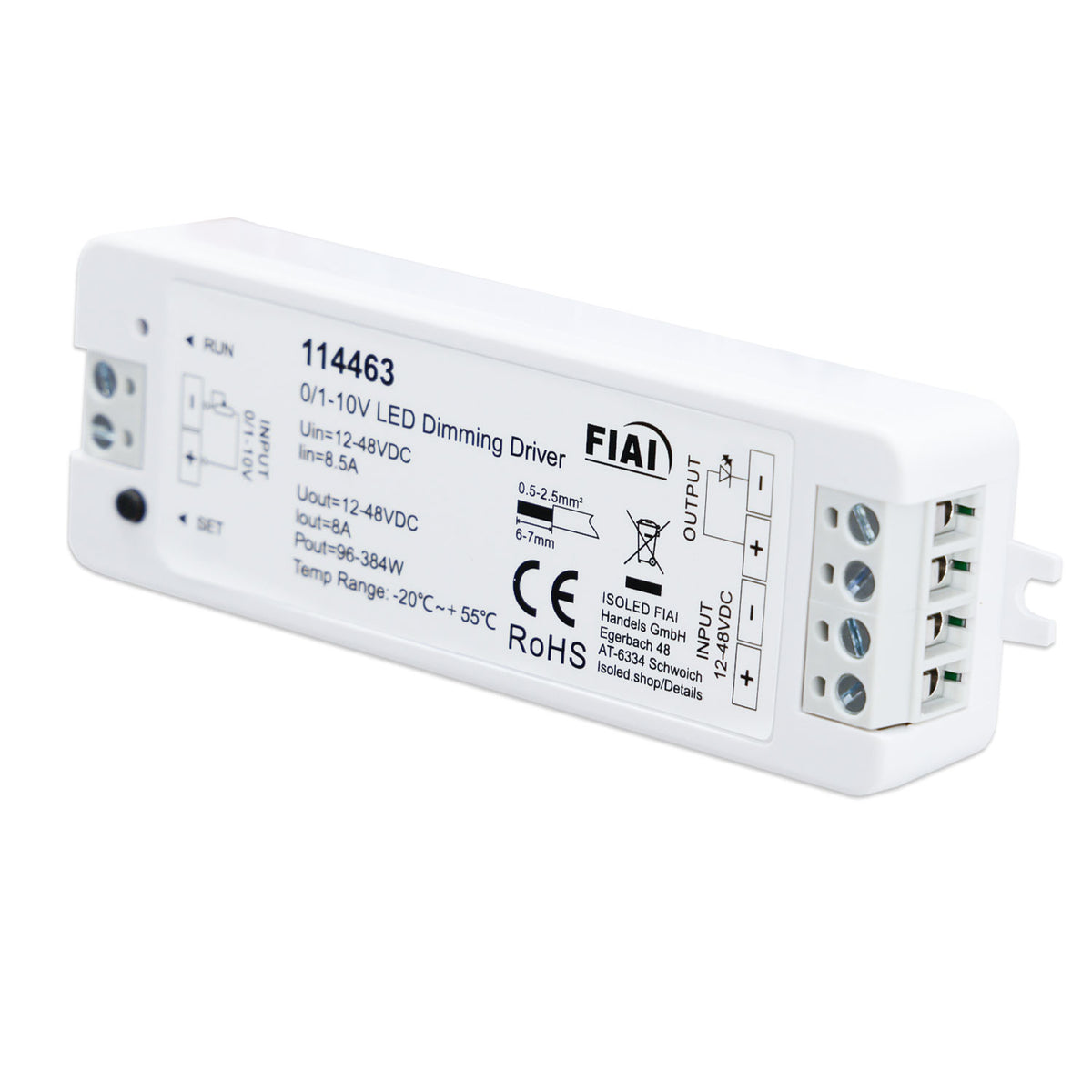 Sys-Pro | Controller | 0/1-10V naar PWM | 1 kanaal | 12-48V