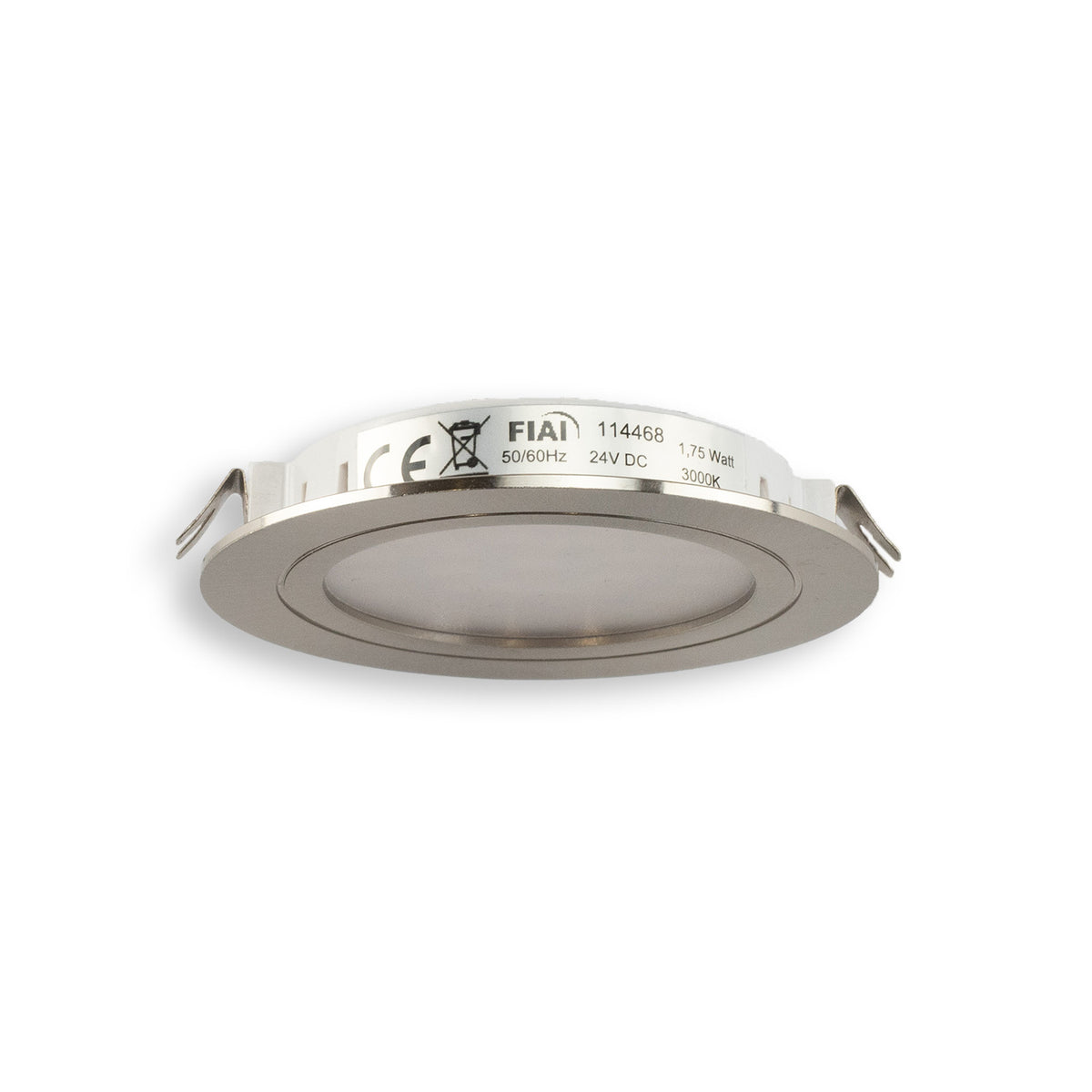 MiniAMP | Meubelinbouwspot | 3000K | 2W | 24V | dimbaar | zilver