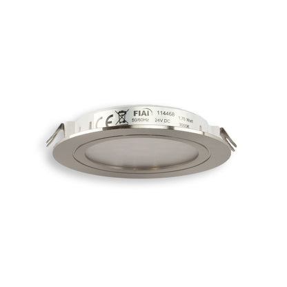 MiniAMP | Meubelinbouwspot | 3000K | 2W | 24V | dimbaar | zilver