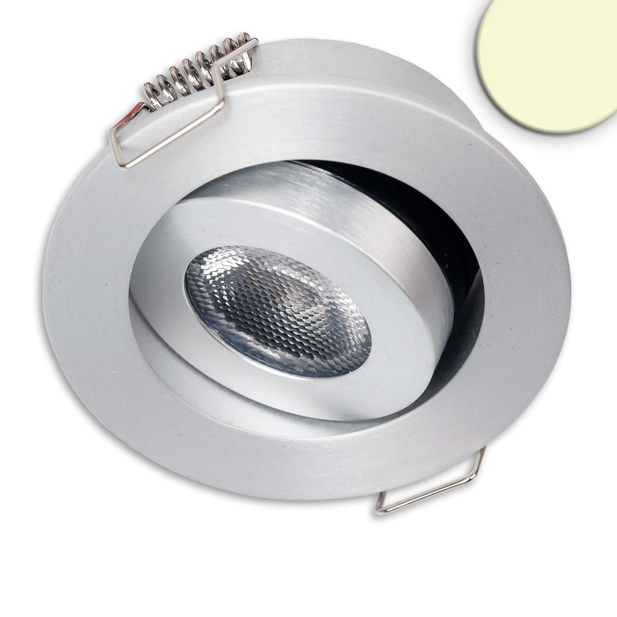 MiniAMP | Inbouwspot | 3000K | 3W | 24V | dimbaar | geborsteld aluminium