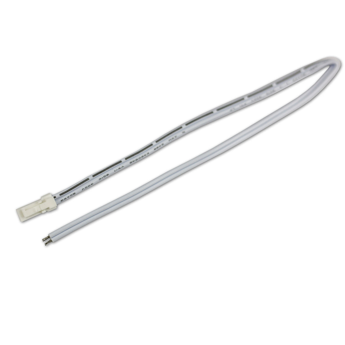MiniAMP | Connector | male | 2-polig | max. 3A | wit