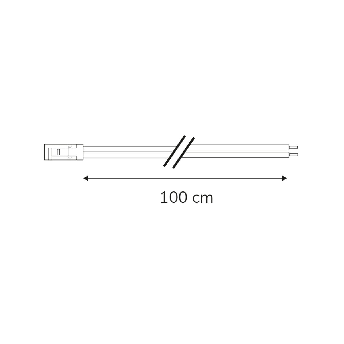 MiniAMP | Connector | male | 2-polig | max. 3A | wit