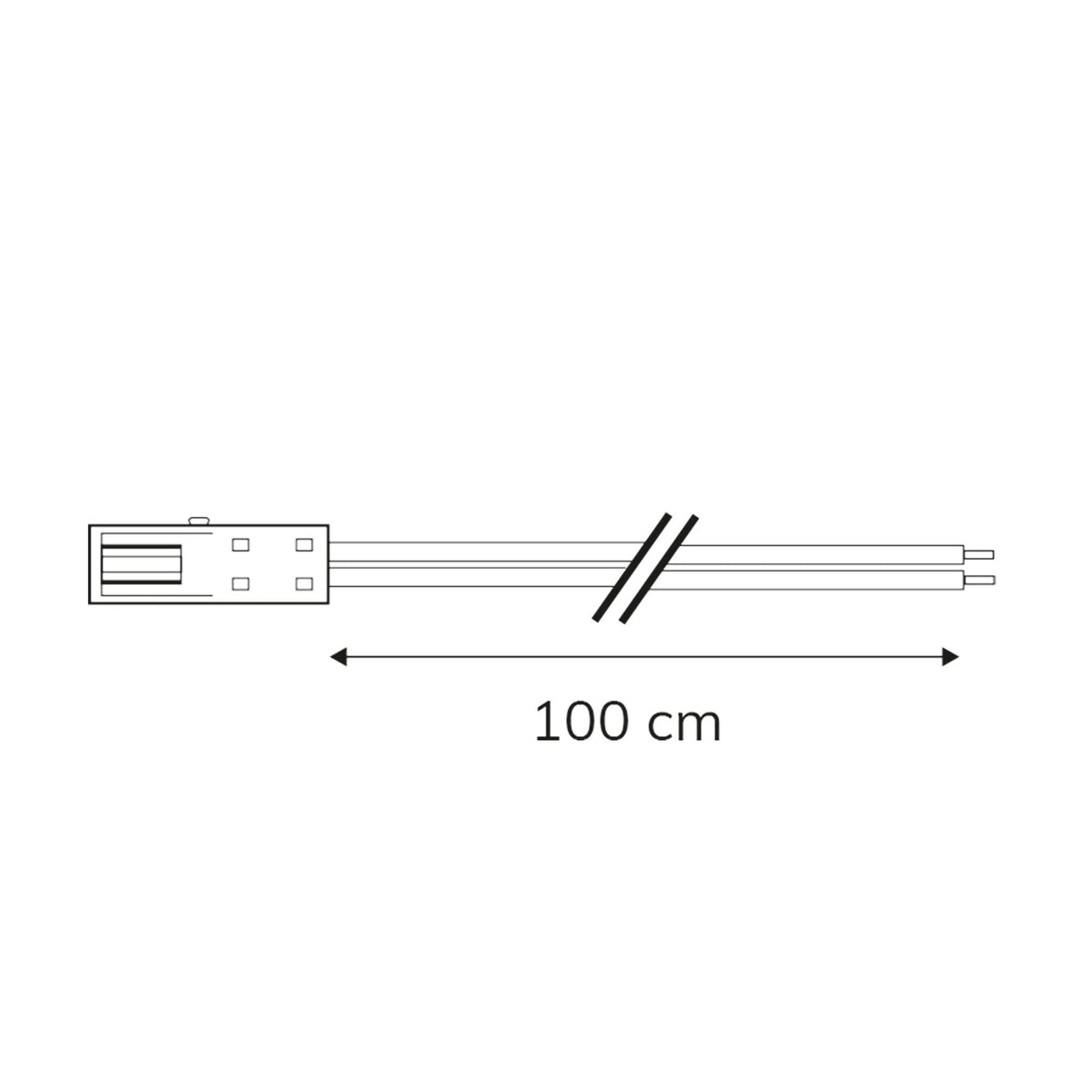 MiniAMP | Connector | female 2-polig | max. 3A | wit