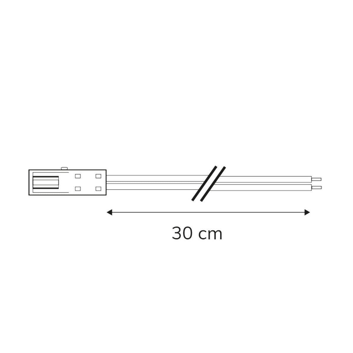 MiniAMP | Connector | female 2-polig | max. 3A | wit