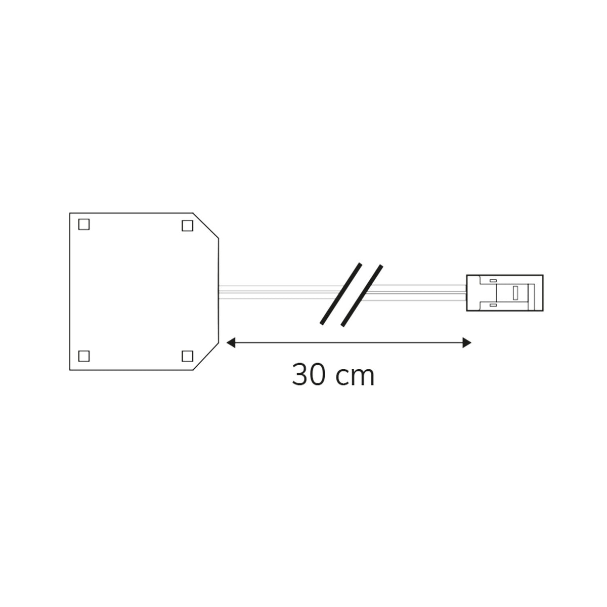 MiniAMP | Connector | 3-voudige verdeler | 2-polig | max. 3,5A | 30cm