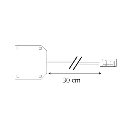 MiniAMP | Connector | 3-voudige verdeler | 2-polig | max. 3,5A | 30cm