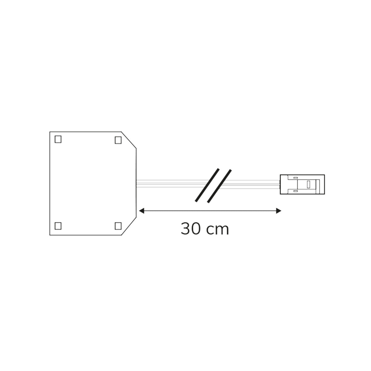 MiniAMP | Connector | 4-voudige verdeler | 2-polig | max. 3,5A | 30cm