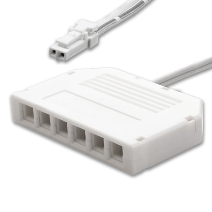 MiniAMP | Connector | 6-voudige verdeler | 2-polig | max. 3,5A | 30cm
