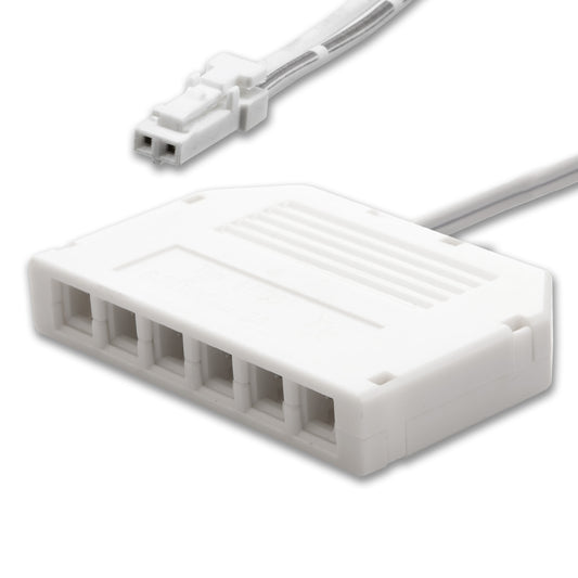 MiniAMP | Connector | 6-voudige verdeler | 2-polig | max. 3,5A | 30cm