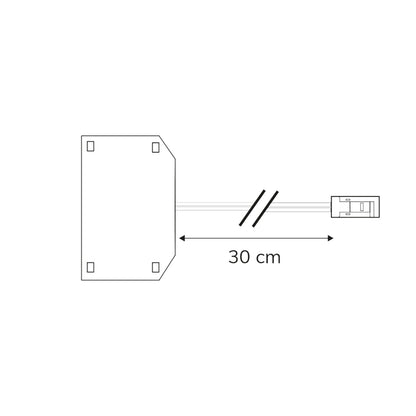 MiniAMP | Connector | 6-voudige verdeler | 2-polig | max. 3,5A | 30cm