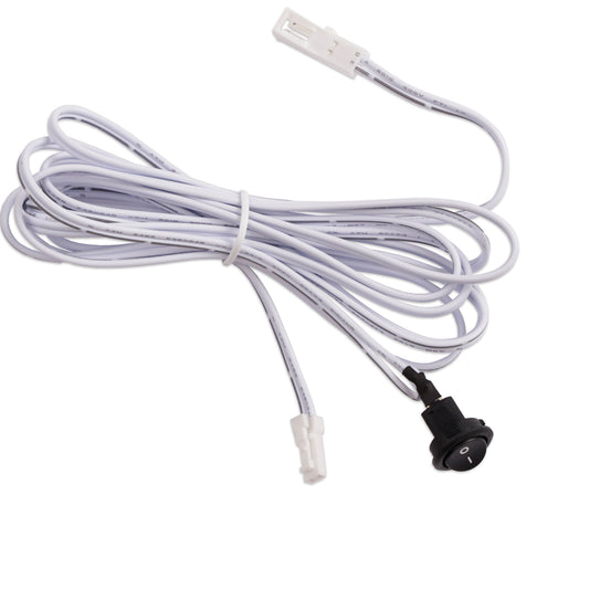 MiniAMP | Installatiemateriaal | Inbouwschakelaar aan/uit | 2-polig | max. 5A | zwart