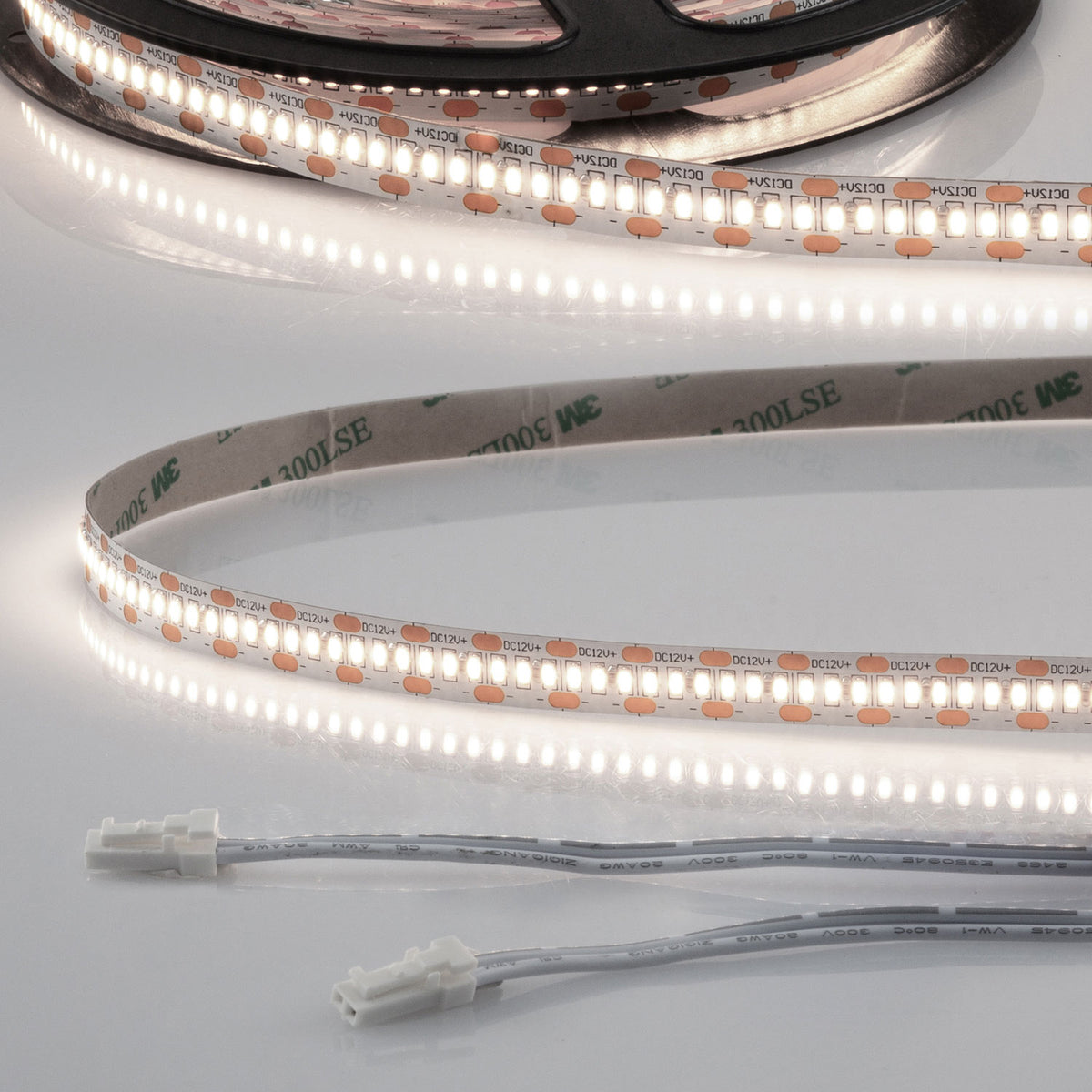 MiniAMP CRI940 | LED-strip | 4000K | 6W/m | 12V | IP20 | kabel beidzijdig + maleAMP