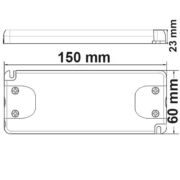 MiniAMP | LED driver | 24V | 0-50W | 120cm kabel | 2 female aansluitingen