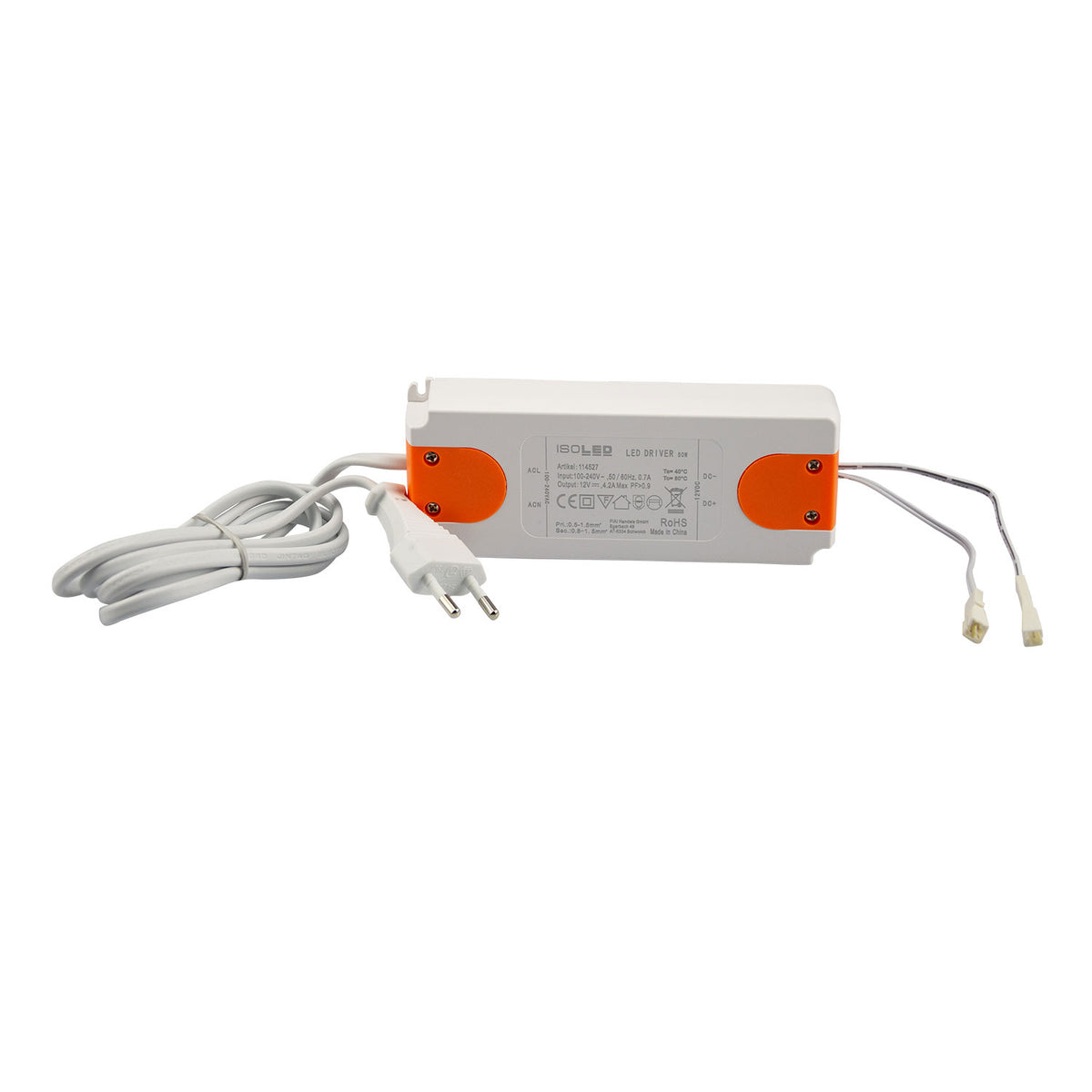 MiniAMP | LED driver | 12V | 0-50W | 120cm kabel | 2 female aansluitingen
