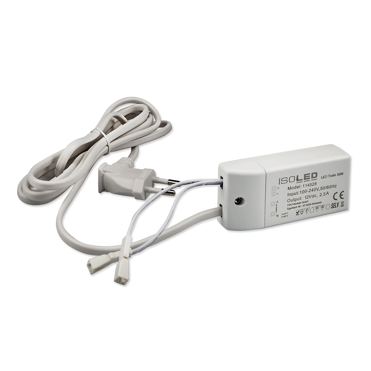 MiniAMP | LED driver | 12V | 0-30W | 200cm kabel | 2 female aansluitingen