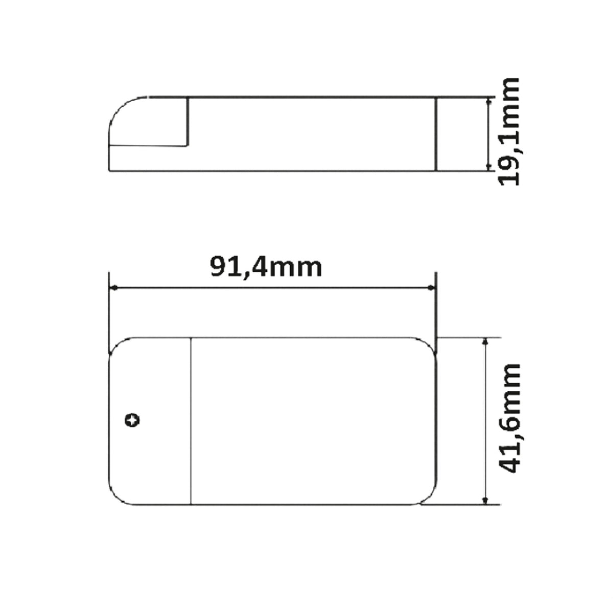 MiniAMP | LED driver | 24V | 0-30W | 200cm kabel | 2 female aansluitingen