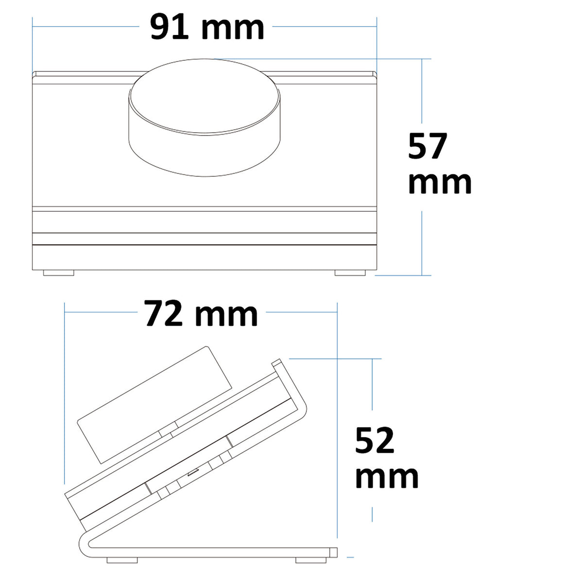 Sys-Pro | Afstandsbediening | RGB | 1 zone | tafelmodel zwart