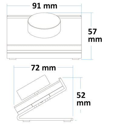 Sys-Pro | Afstandsbediening | RGB | 1 zone | tafelmodel zwart