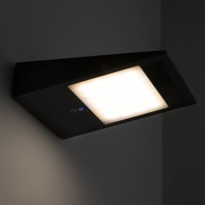 Solar | Buitenwandlamp | HF bewegings- en lichtsensor | 3000K | 2W | IP54