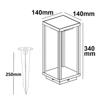 Solar | Buitenlamp | PIR bewegings- en lichtsensor | 3000K | 2W | IP54