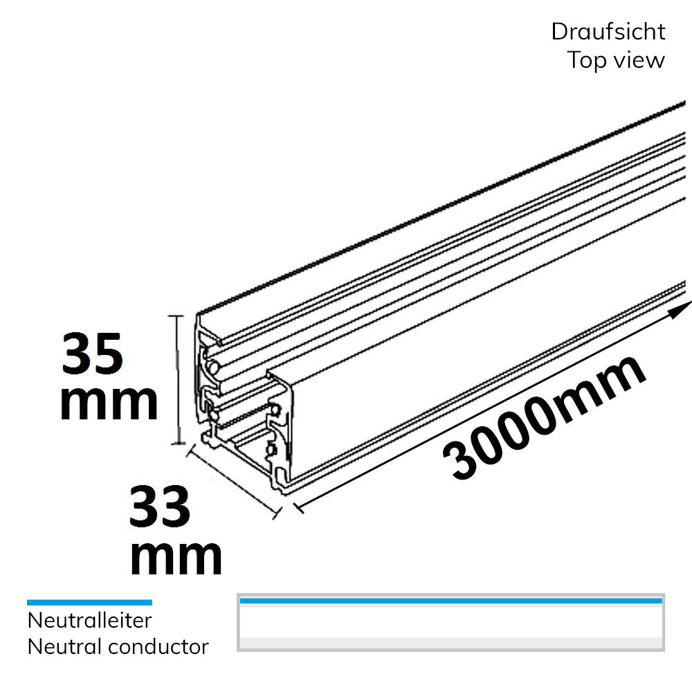 3-PH S1 | Rail | 3-fase opbouw