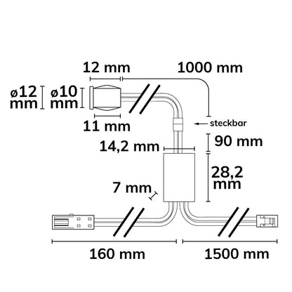 MiniAMP | Sensor | veegsensor inbouw | 12-24V | 5A