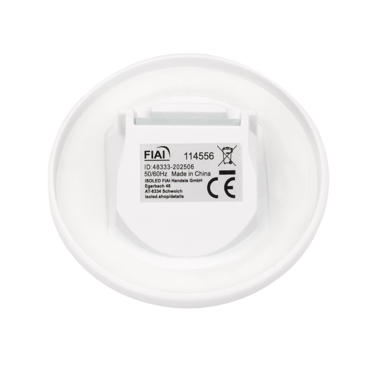 Sys-Wall68 | Afdekring | rond 1 | wit