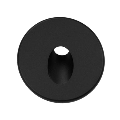 Sys-Wall68 | Afdekplaat | rond 1 | zwart