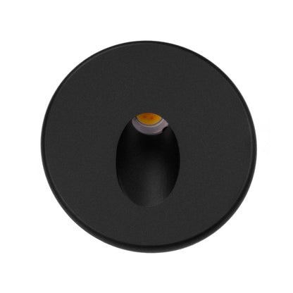 Sys-Wall68 | Afdekplaat | rond 1 | zwart