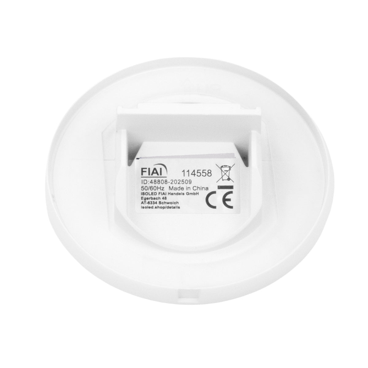 Sys-Wall68 | Afdekplaat | rond 2 | wit