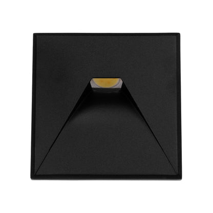 Sys-Wall68 | Afdekplaat | vierkant 2 | zwart