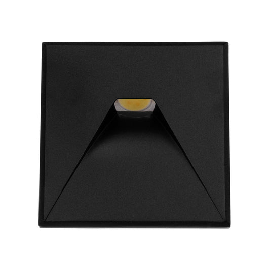Sys-Wall68 | Afdekplaat | vierkant 2 | zwart