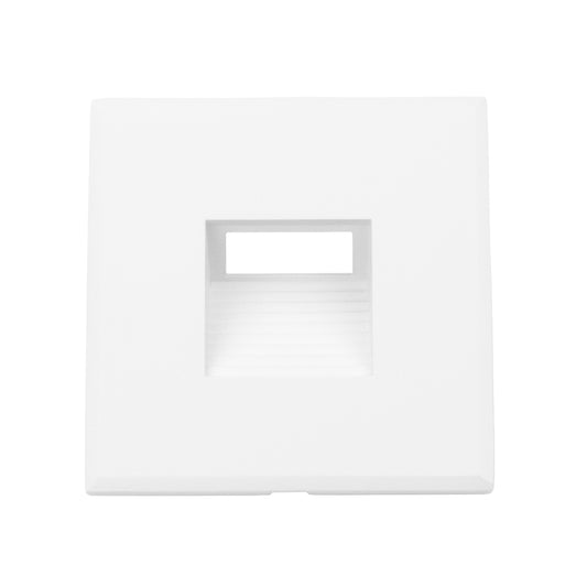 Sys-Wall68 | Afdekplaat | vierkant 3 | wit