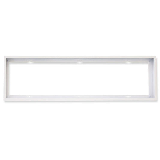 Installatiemateriaal | Opbouwframe voor LED paneel 300x1200 | hoogte 5cm | voorgemonteerd | wit