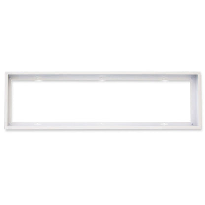 Opbouwframe | voor LED paneel 300x1200 | hoogte 5cm | wit RAL 9016